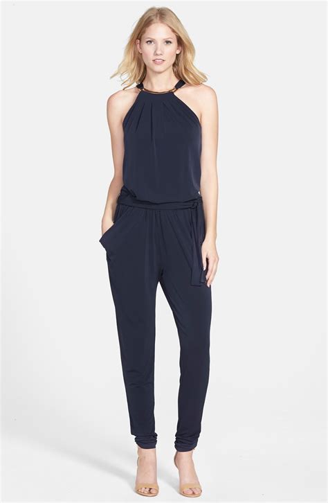 jumpsuit michael kors sale|michael kors sleeveless jumpsuit.